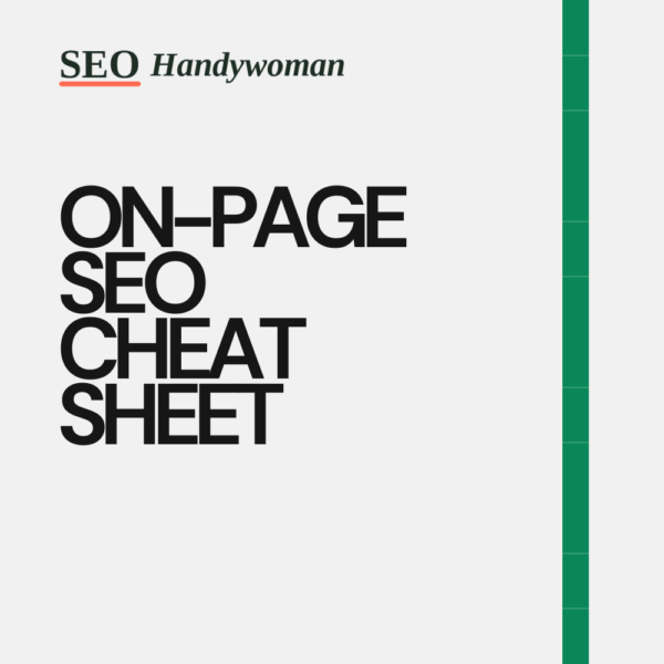 On-Page SEO Cheat Sheet